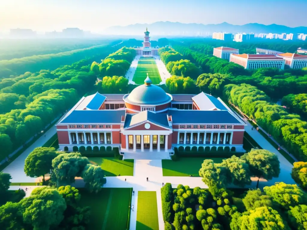 Vibrante vida estudiantil en el campus de la Universidad Tsinghua, guía admisiones universidades top China