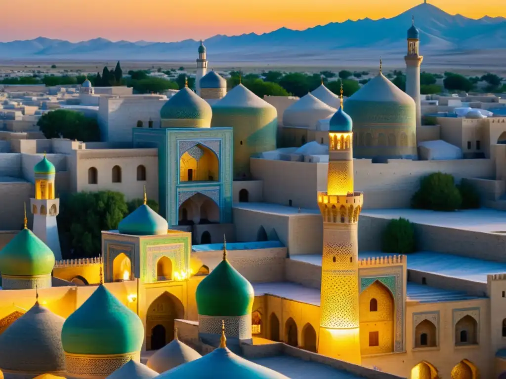 Vista panorámica de la antigua ciudad de Bukhara, Uzbekistán, en la Ruta de la Seda: pueblos escondidos y tesoros culturales