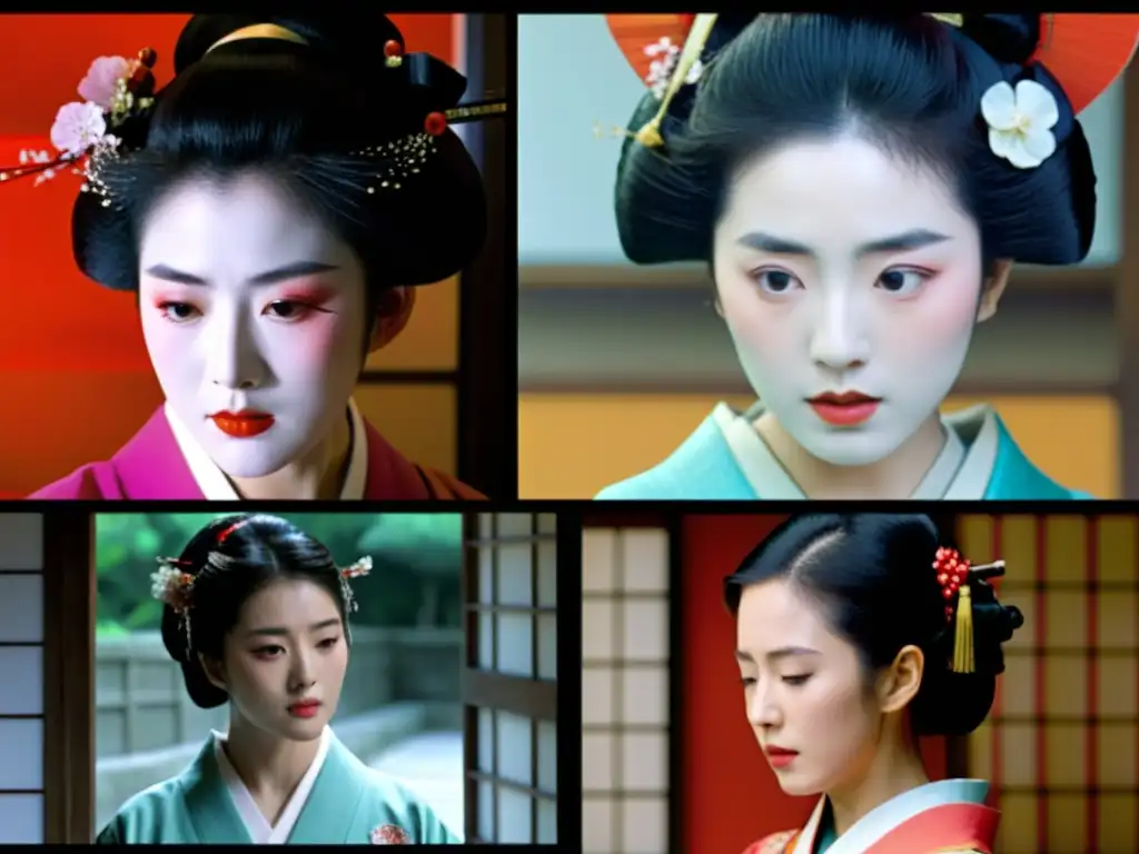 Comparación visual entre Memorias de una Geisha: influencia literatura asiática cine